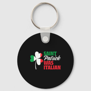 St. Patrick was een Italiaanse klavertjeklaver Sai Sleutelhanger