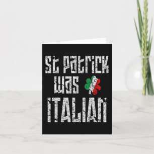 St. Patrick was een Italiaanse St. Patrick's Day e Kaart