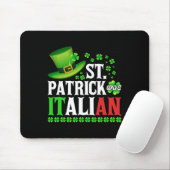 St Patrick was Italiaans Pet Clover van St Patrick Muismat (Met muis)