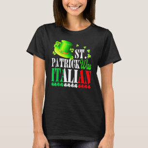 St Patrick was Italiaans Pet Clover van St Patrick T-shirt