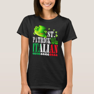 St Patrick was Italiaans Pet Clover van St Patrick T-shirt