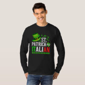 St Patrick Was Italian St Patrick's Day Hat Clover T-shirt (Voorkant volledig)