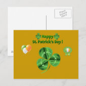 St Patrickd Day Briefkaart (Voorkant / Achterkant)