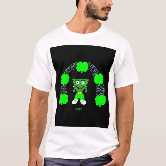 St. Patrick'FrankenCheese Mannen White T Shirt (Voorkant)