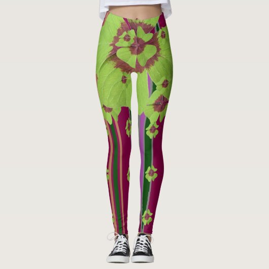 St. Patrick's - All Clover-ed Up Shamrock Leggings (Voorkant)