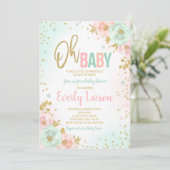 St. Patrick's Baby shower Invitation Irlandaise Do (Debout devant)