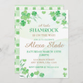 St. Patrick's Baby shower Uitnodiging (Voorkant / Achterkant)
