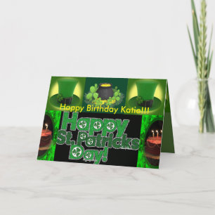 St Patrick's Birthday Card Kaart