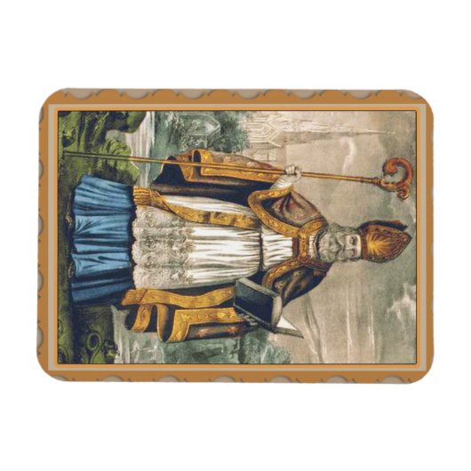 St. Patrick's bisschop auto/koelkast Magneet (Horizontaal)