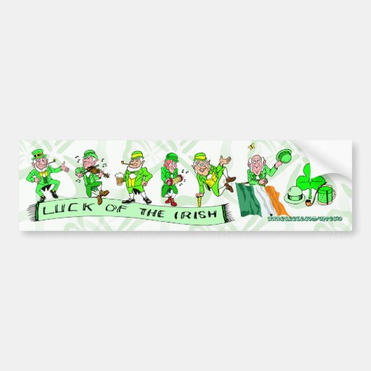 St.Patrick's Bumpersticker (Voorkant)