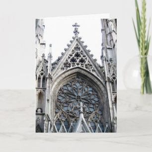 St. Patrick's Cathedraal Religieuze Paskaart Feestdagen Kaart