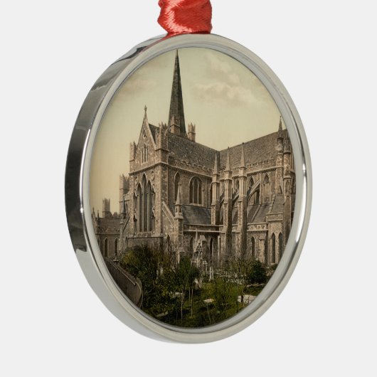 St Patrick's Cathedral Dublin Ierland Metalen Ornament (Rechts)