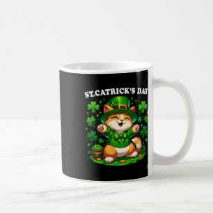 St Patricks Catricks Dag Katten Saint Pattys Kat L Koffiemok
