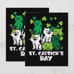 St Patricks Catricks Day Katten Saint Pattys