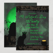 St. Patrick's Chat Noir Kaart (Voorkant / Achterkant)