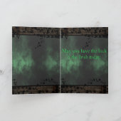 St. Patrick's Chat Noir Kaart (Binnen)