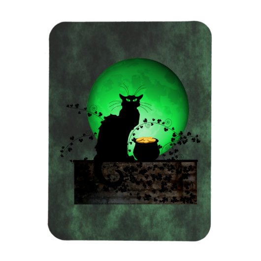 St. Patrick's Chat Noir Magneet (Verticaal)