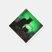 St. Patrick's Chat Noir Servet (Hoek)