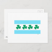 St. Patrick's Chicago Dye the River Green Briefkaart (Voorkant / Achterkant)