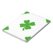 st patricks clover emoji notitieblok (Gedraaid)
