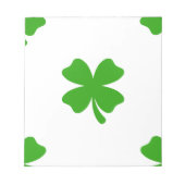 st patricks clover emoji notitieblok (Voorkant)