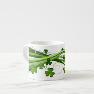 St. Patrick's Clover Espresso Mok