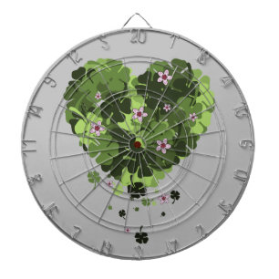 St. Patrick's Clover Heart Dartbord
