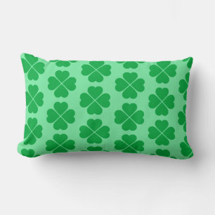 St. Patrick's Clover Kussen