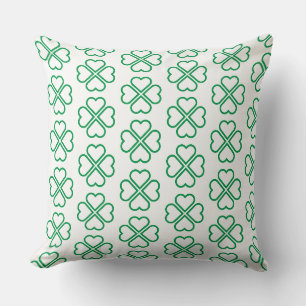St. Patrick's Clover Kussen
