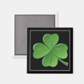 St. Patricks Clover Magnet Magneet (Voorkant / Achterkant)