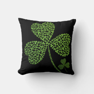 St. Patrick's Clover Pillow Kussen
