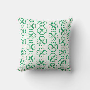 St. Patrick's Clover Pillow Kussen