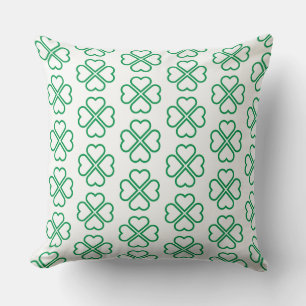 St. Patrick's Clover Pillow Kussen