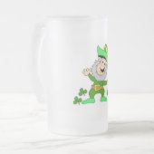 St. Patricks Custom 16oz Frosted Mok (Voorkant links)