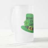St. Patricks Custom 16oz Frosted Mok (Voorkant links)