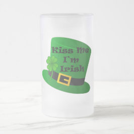 St. Patricks Custom 16oz Frosted Mok