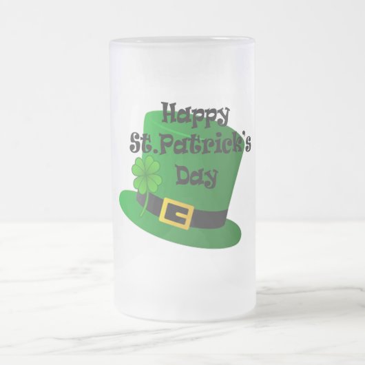 St. Patricks Custom 16oz Frosted Mok (Center)