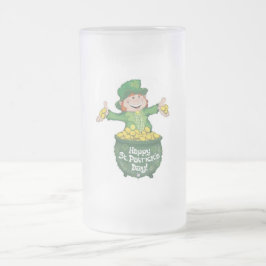 St. Patricks Custom 16oz Frosted Mok