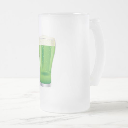 St. Patricks Custom 16oz Frosted Mok (Voorkant rechts)