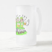 St. Patricks Custom 16oz Mug givré (Devant droit)