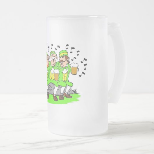 St. Patricks Custom 16oz Mug givré (Devant droit)
