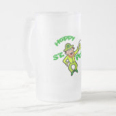 St. Patricks Custom 16oz Mug givré (Devant gauche)