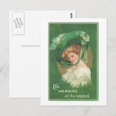  St. Patricks Dag Briefkaart (Voorkant / Achterkant)