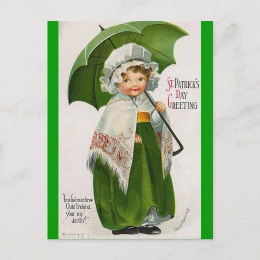 St. Patricks Dag Briefkaart (Voorkant)