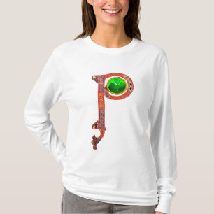 ST PATRICK'S DAG CELTIC P MONOGRAM MET SHAMROCK T-SHIRT