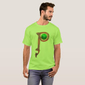ST PATRICK'S DAG CELTIC P MONOGRAM MET SHAMROCK T-SHIRT (Voorkant volledig)