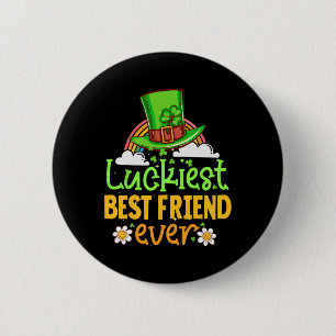 St. Patrick's Dag Gelukkig Beste Vriend Eer Matchi Ronde Button 5,7 Cm