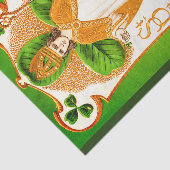 ST. PATRICK'S DAG GROENE SCHAMROKKEN EN TRINITY TISSUEPAPIER (Detail)