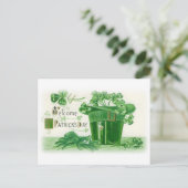  St. Patricks Dag Groet Briefkaart (Staand voorkant)