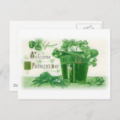  St. Patricks Dag Groet Briefkaart (Voorkant / Achterkant)